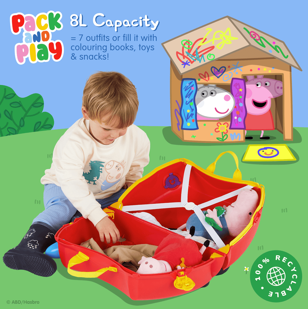 Trunki Çocuk Bavulu / Peppa Pig Party Bus