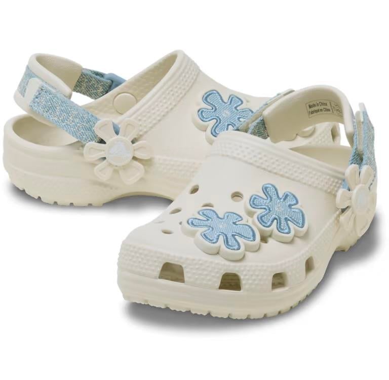 Cl Denim Flower Adj BckstrpCgT