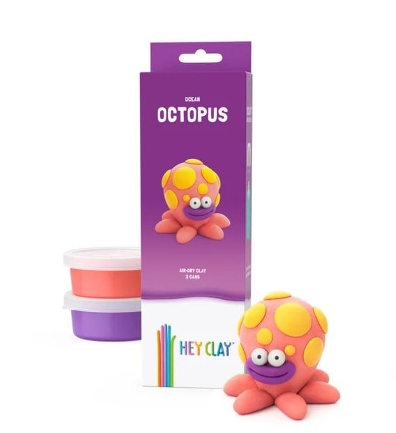 Hey Clay Yaratıcı Kil Seti - Octopus