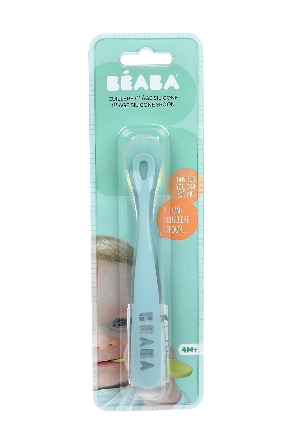 Beaba / Silikon Kaşık 1 yaş Mavi