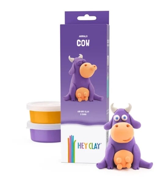 Hey Clay Yaratıcı Kil Seti - Cow