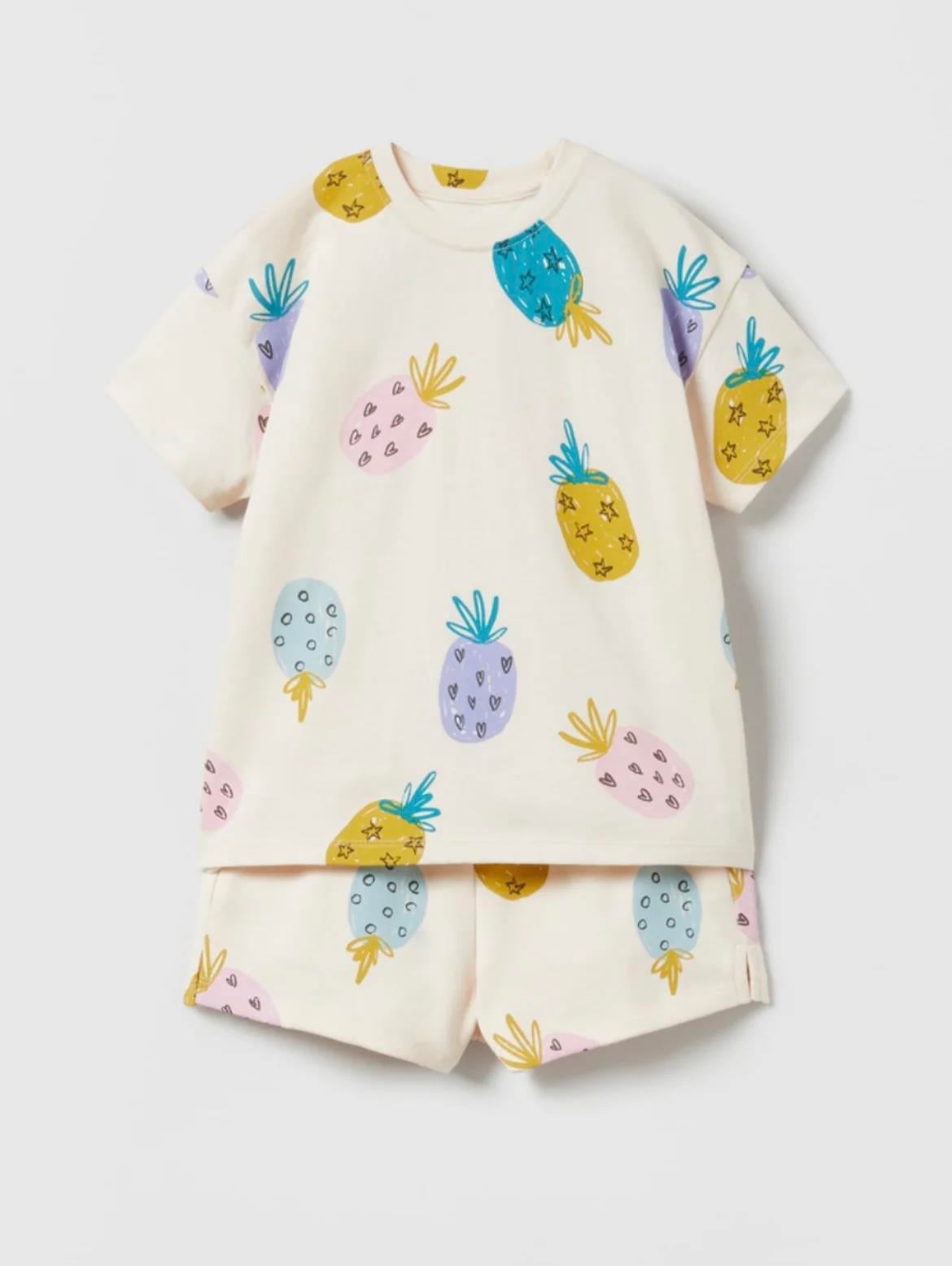 Ananas Desenli Set