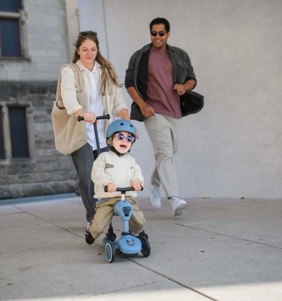 Scoot and Ride Push and Go Ebeveyn Kontrollü Çocuk Scooter Steel 