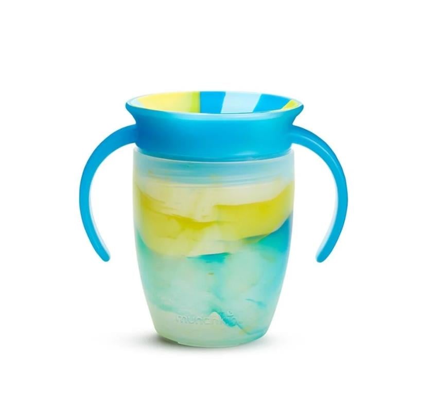 Munchkin Mucize 360° Tropical Alıştırma Bardağı 6ay+ 207ml Mavi
