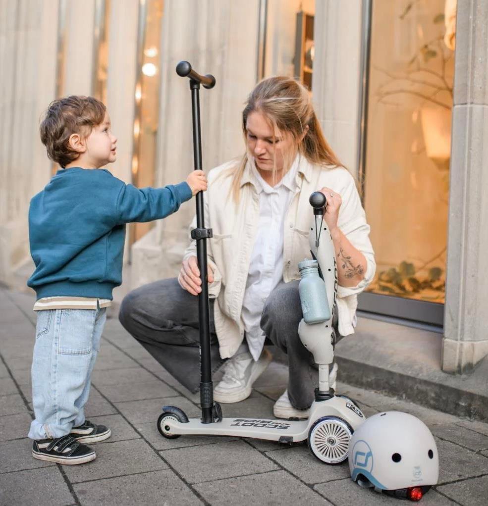Scoot and Ride Push and Go Ebeveyn Kontrollü Çocuk Scooter Ash