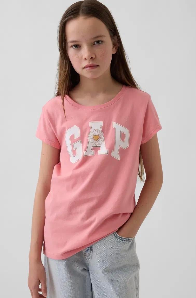 Kız Çocuk | Gap Logo T-Shirt - Papatya 