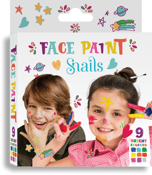 Snails Yüz Boyama Paleti - Parlak Renkler