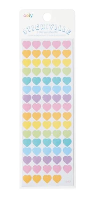 Ooly Stickiville Çıkartmalar - Mini Hearts