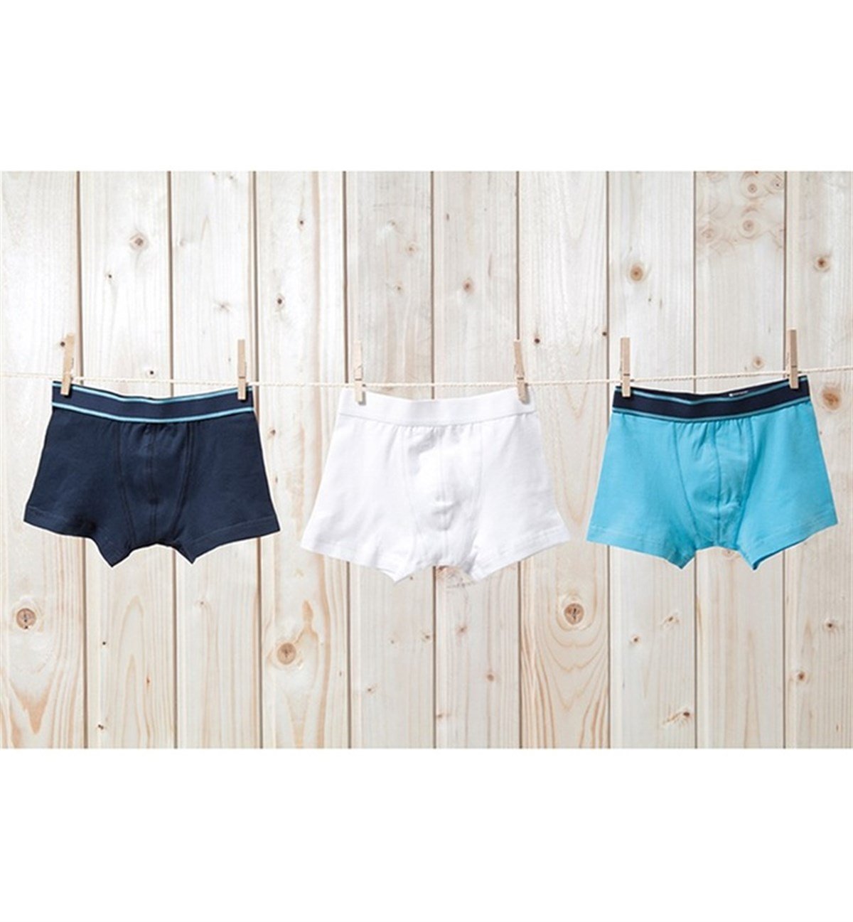 Erkek Çocuk Boxer 3'lü Paket