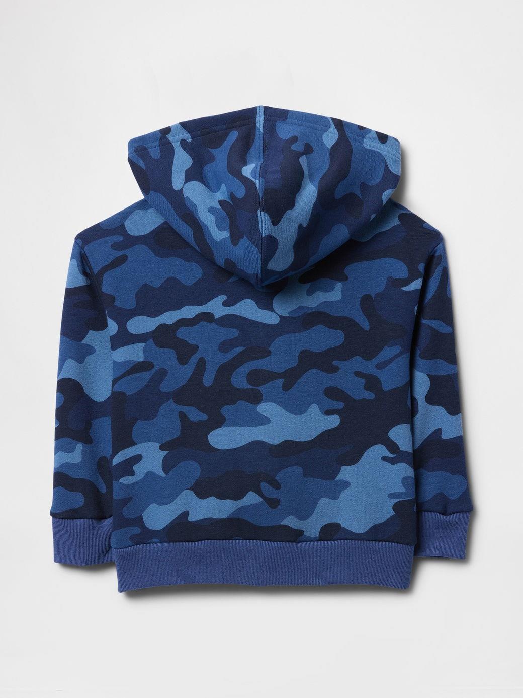 Erkek Bebek | Gap Logo Relaxed Fermuarlı Sweatshirt - Mavi