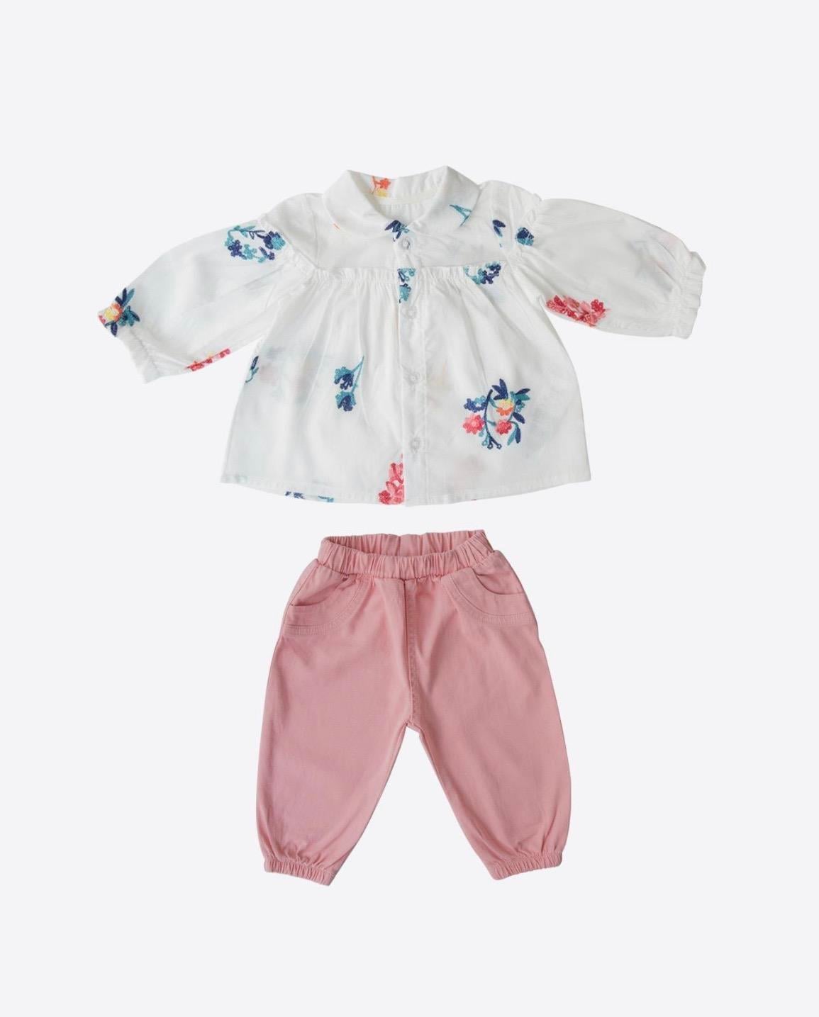 Organik Afonis 2'li Takım Beyaz