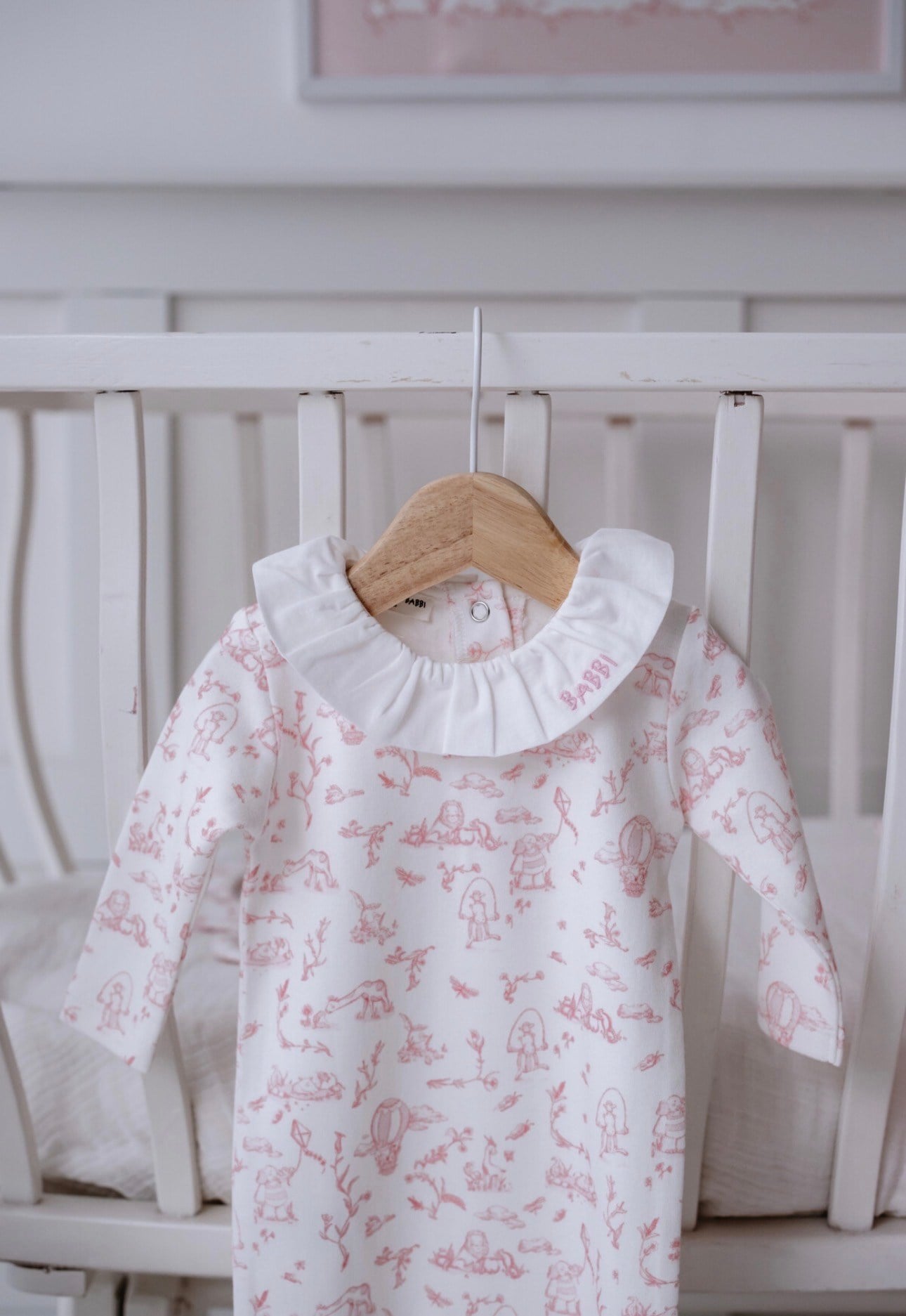 4'Lü Yenidoğan Seti - Toile De Jouy / Pembe