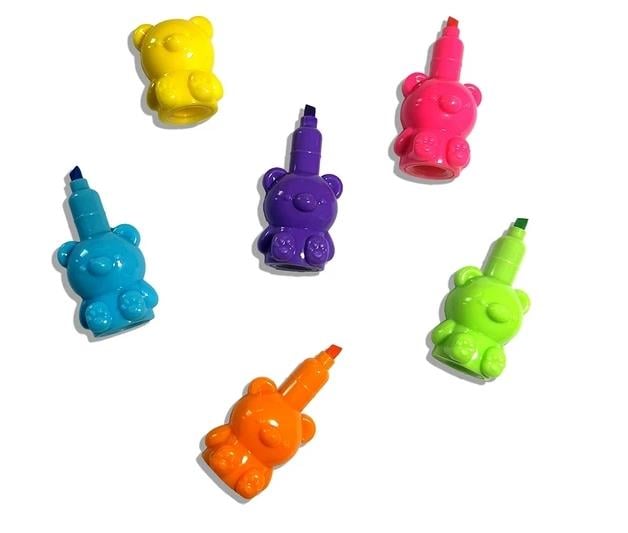 Ooly Karışık Ooly Bear Besties Kutulu 5'li Highlighter Kalem