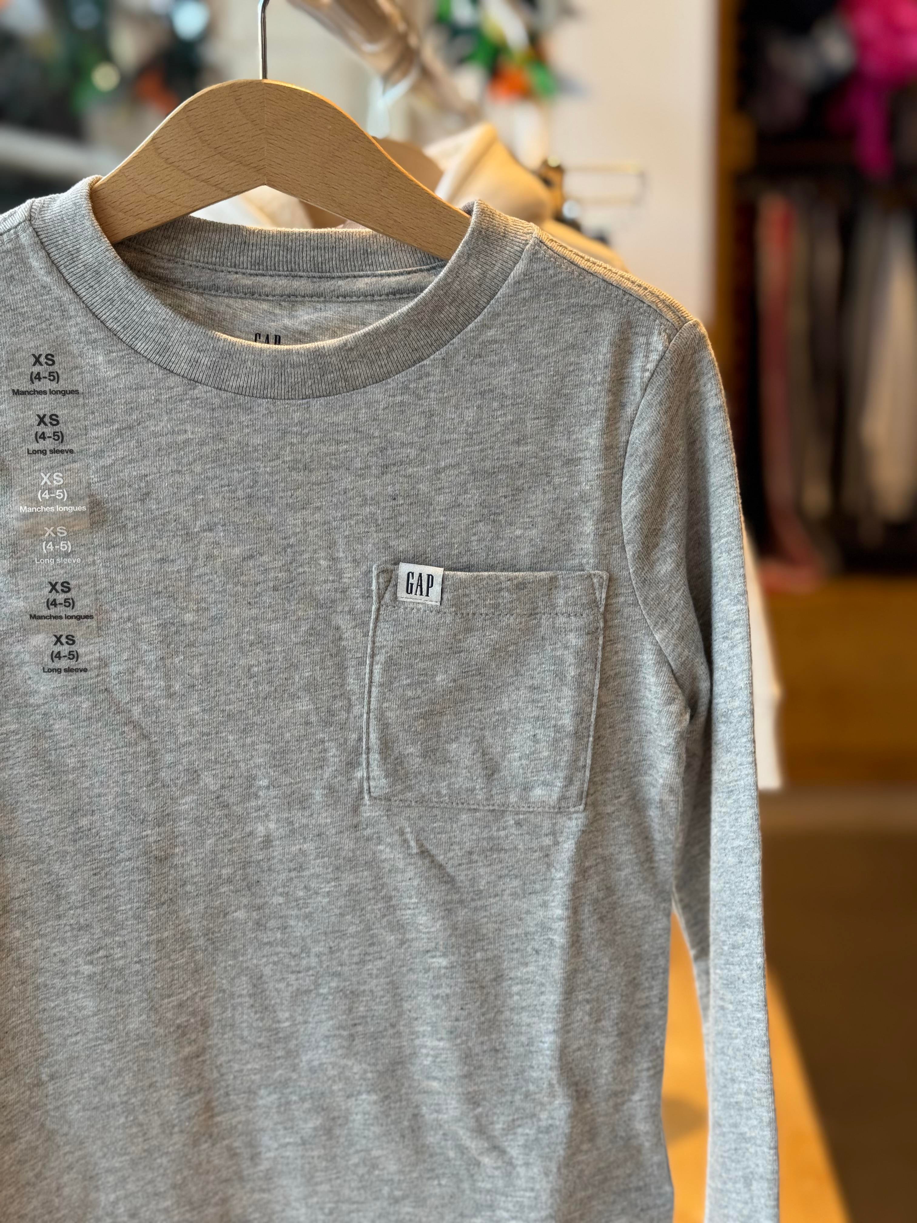 Erkek Çocuk | Gap Logo Pocket T-Shirt - Gri
