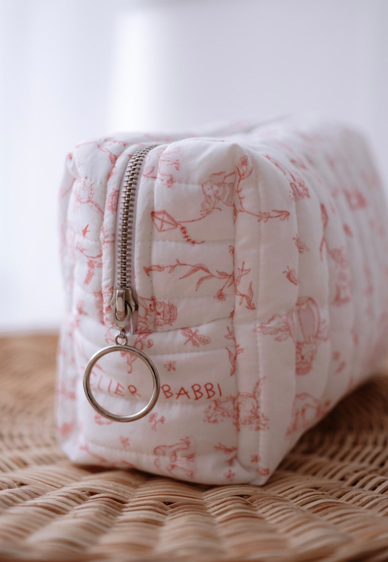 Bebek Bakım Çantası - Toile De Jouy / Pembe