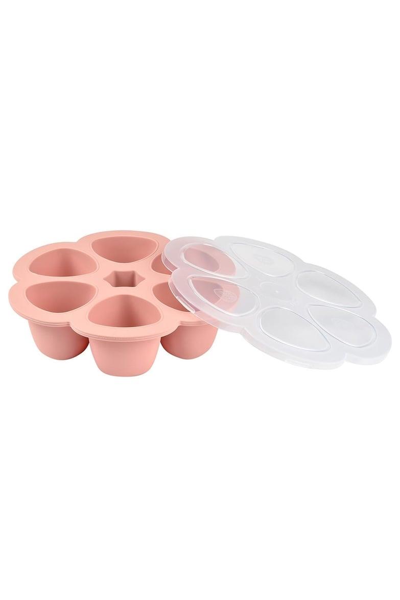 Beaba / Silikon 6lı Sıcak & Soğuk Saklama Kabı Pembe
