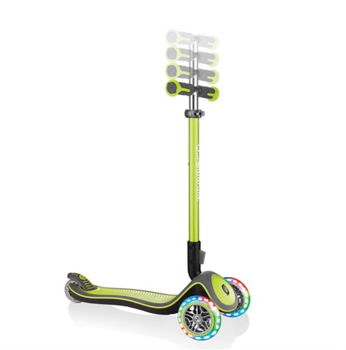 Globber Scooter /  Elit Deluxe Işıklı / Yeşil