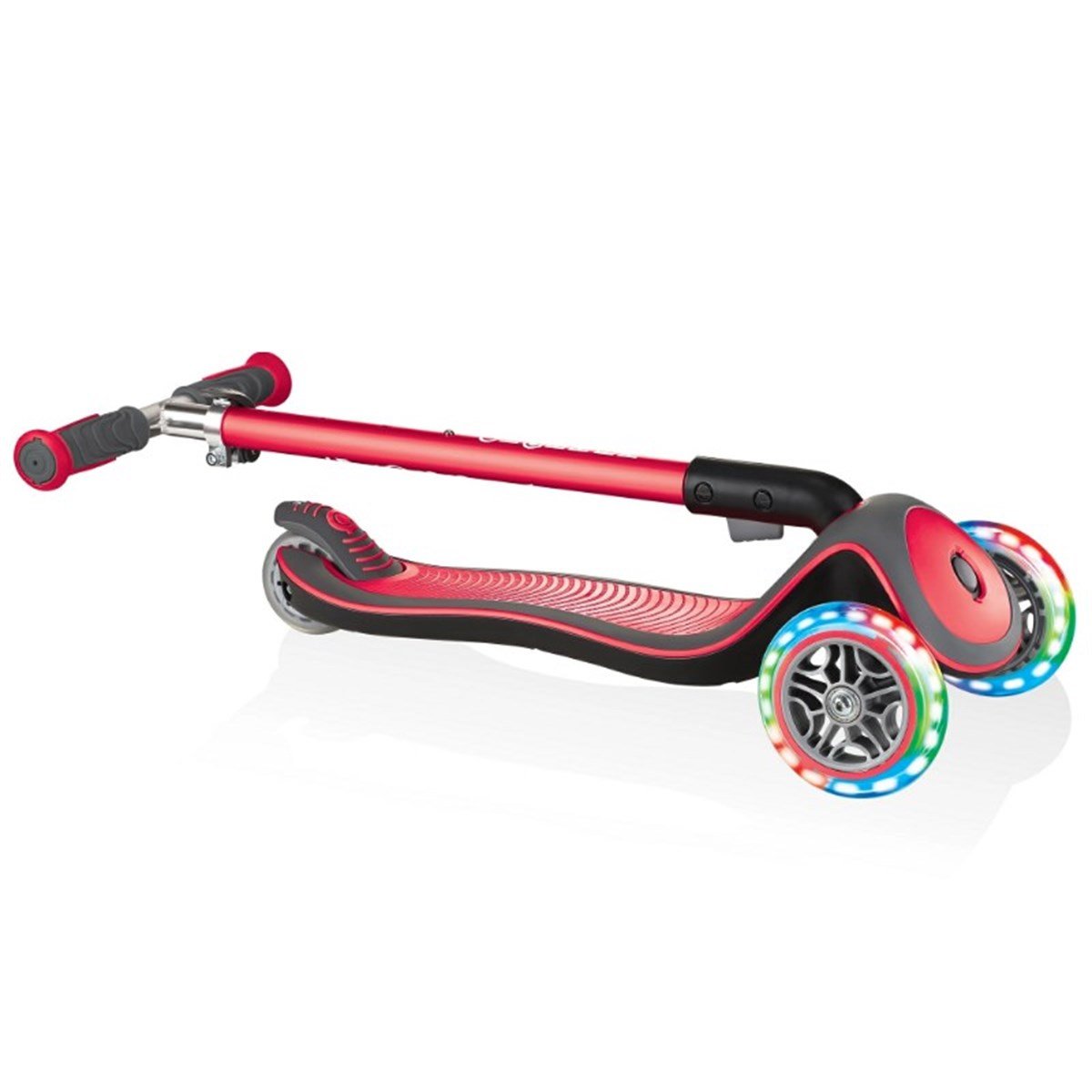 Globber Scooter/Elite Deluxe Işıklı/Kırmızı