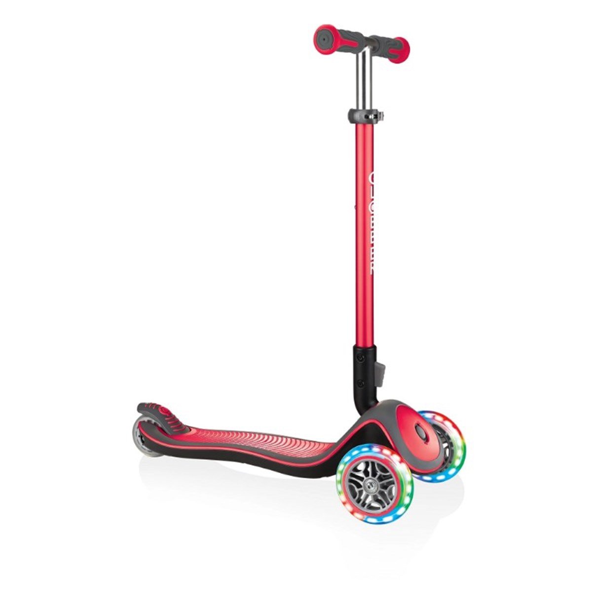 Globber Scooter/Elite Deluxe Işıklı/Kırmızı