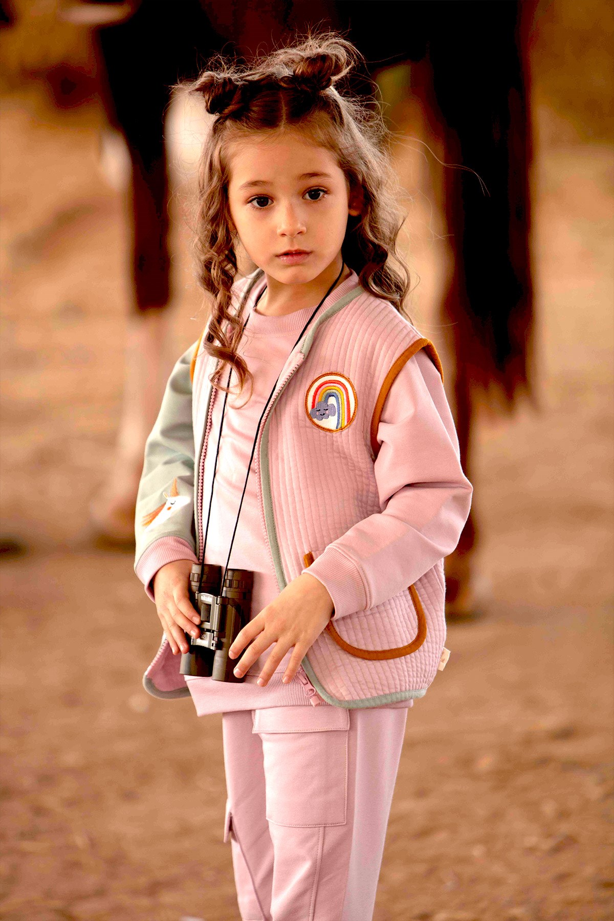 Kargo Jogger Pantolon - Lila
