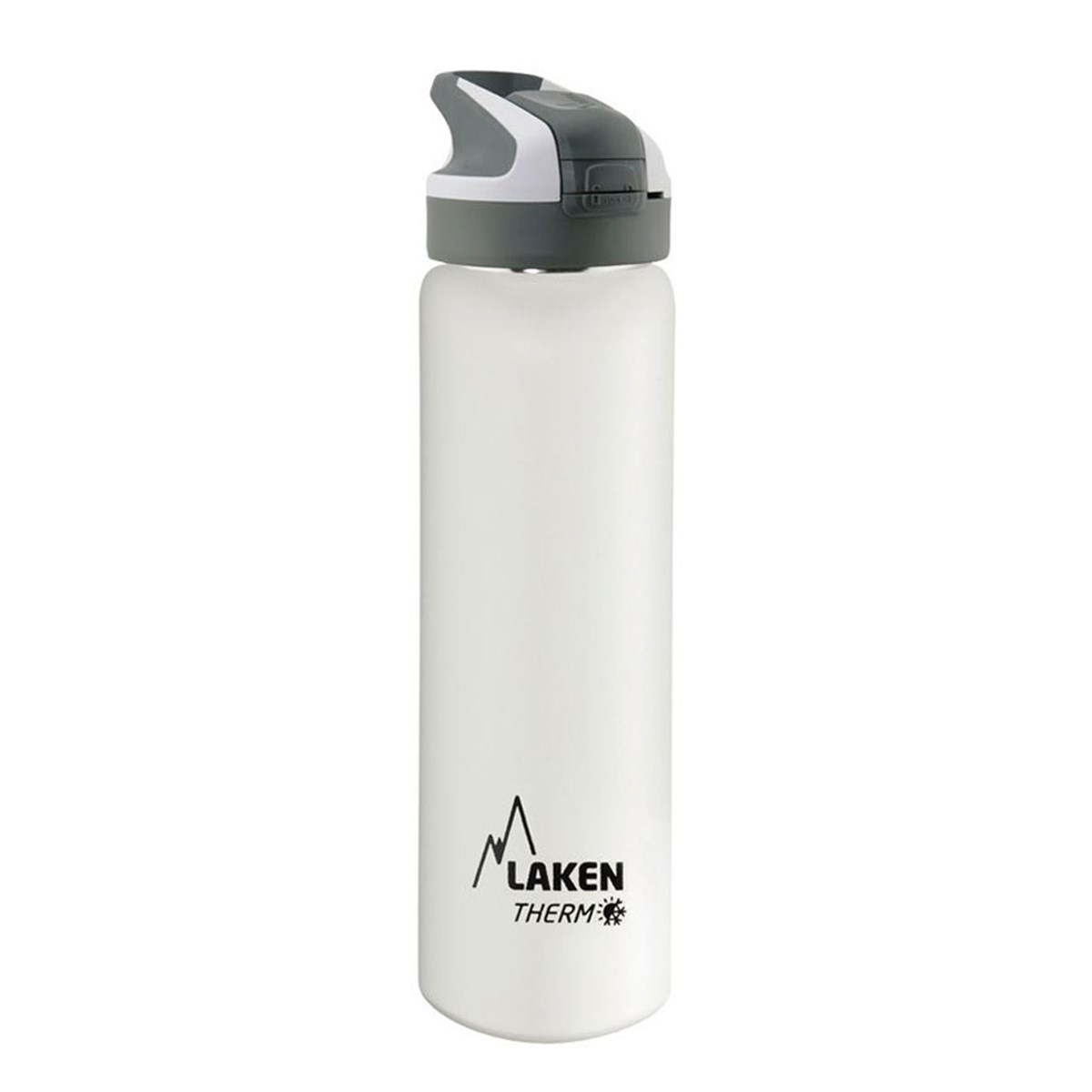 Laken Summit Çelik Termos Pipetli Suluk (0.75L) // Beyaz
