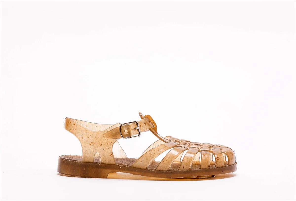 MEDUSE SUNCHANVRE CHANVRE SANDALS - KADIN SANDALET ŞEFFAF KAHVERENGI