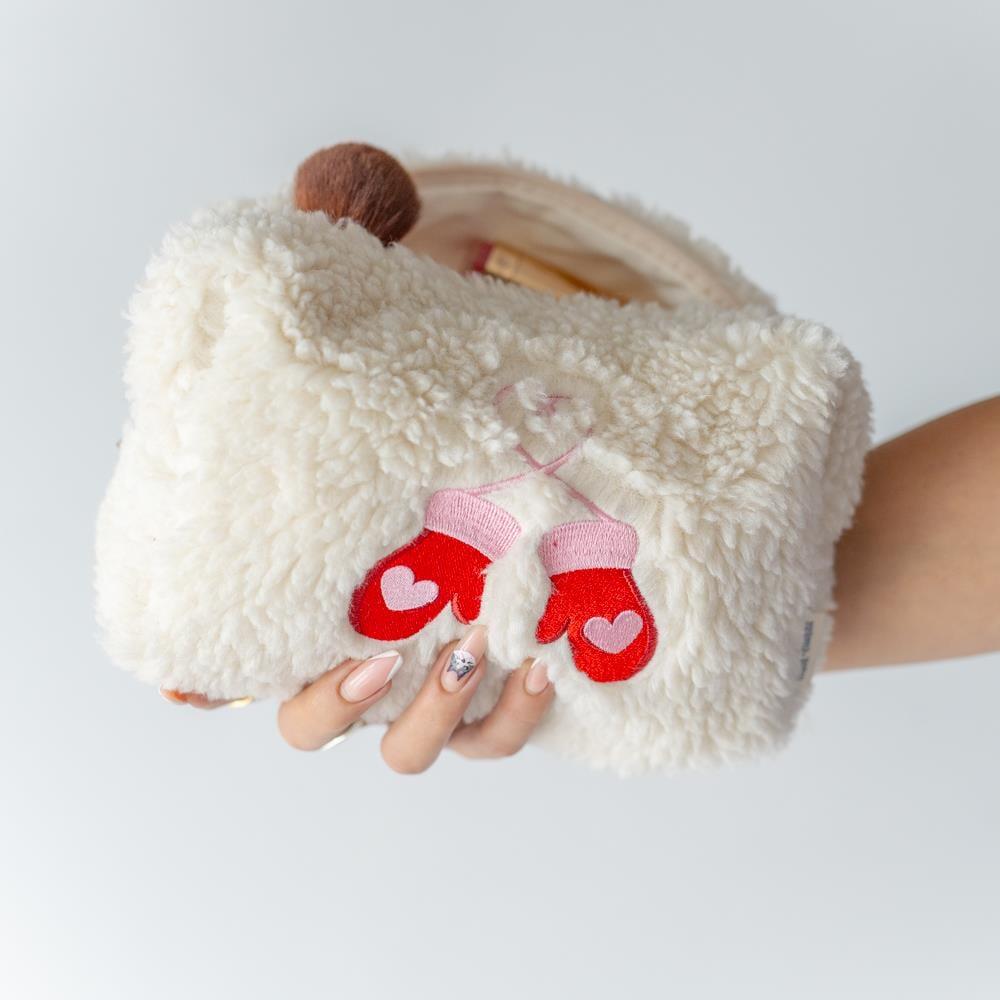 Peluş Organizer Çanta - Eldiven