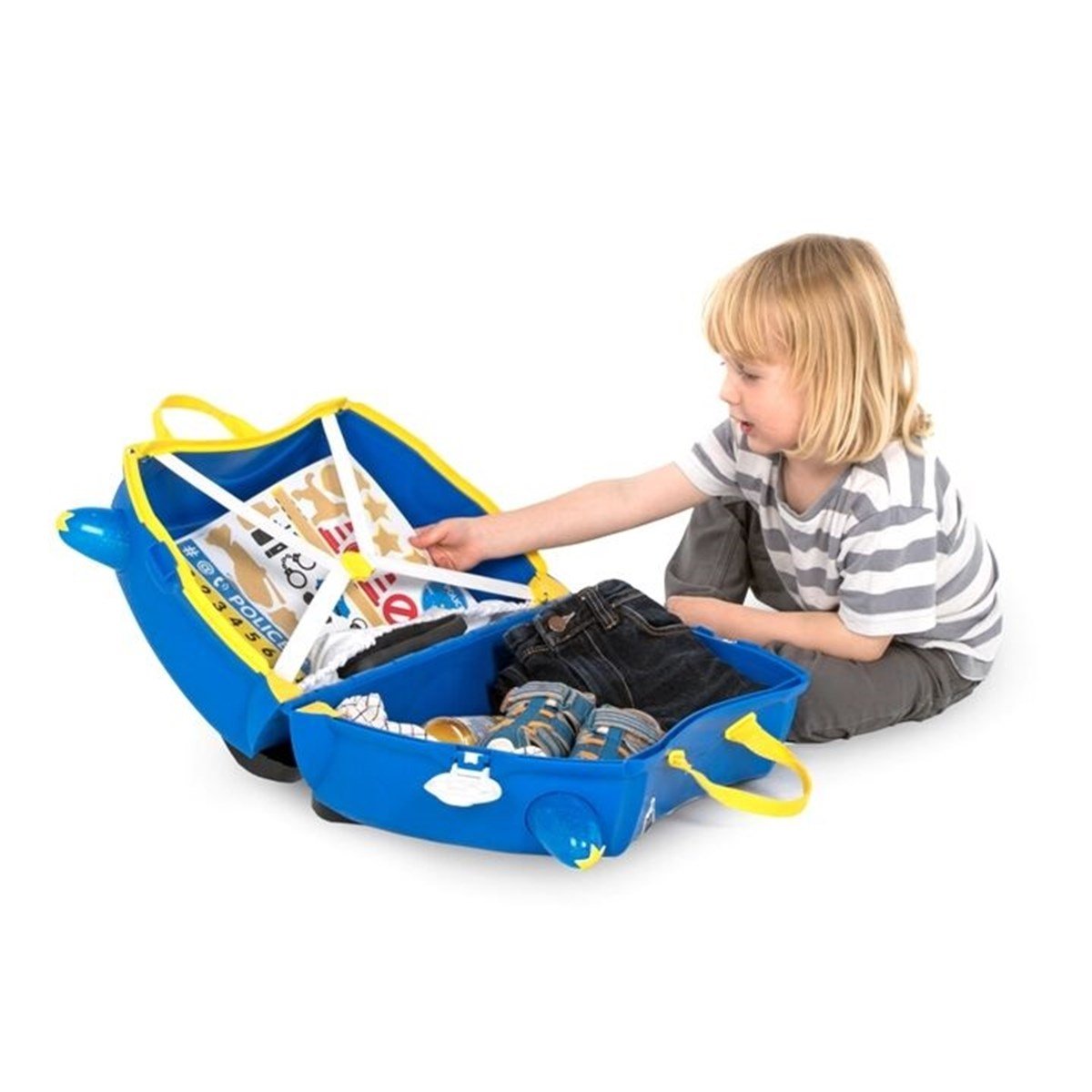 Trunki Çocuk Bavulu / Polis Arabası Percy