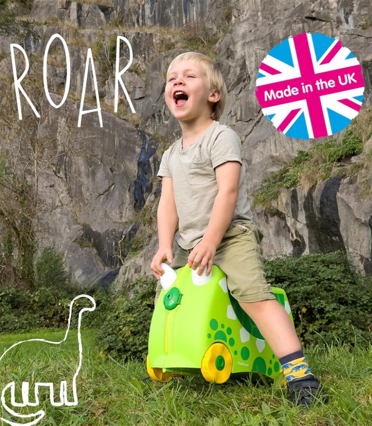 Trunki Çocuk Bavulu / Dinozor Dudley