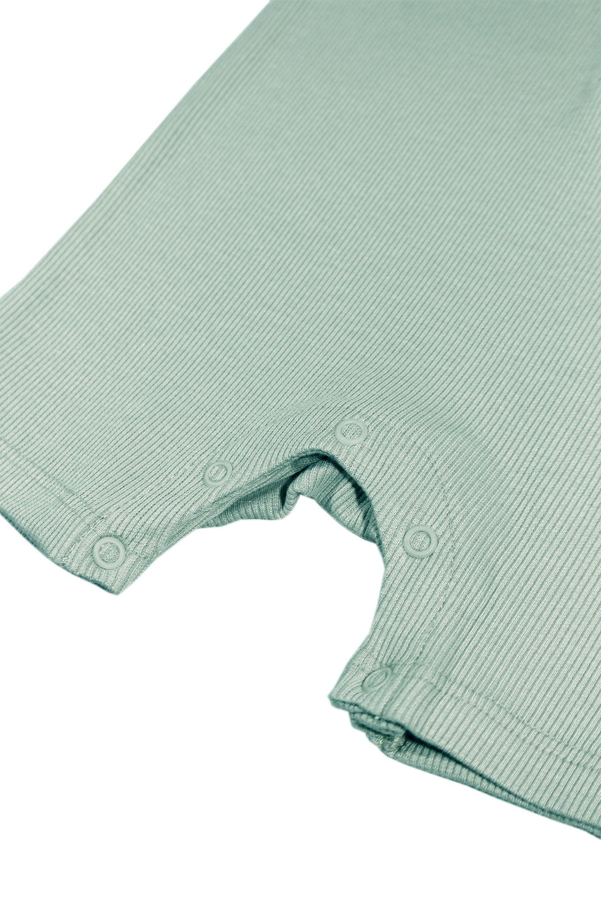 Worker Fitilli Bebek Tulum - Mint