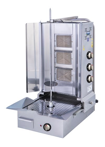 3 LÜ ALTTAN MOTORLU GAZLI CE BELGELİ DÖNER OCAĞI 55X70X100 GAZMER ONAYLI GÖRKEM 