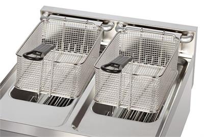 ARİSCO EF606 ELEKTİRİKLİ 8+8 LT FRİTÖZ TAHLİYELİ PROFESYONEL 600 LÜK SERİ 