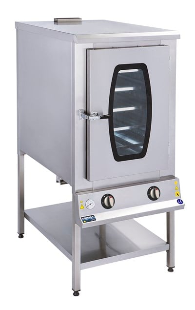 TEK KAPILI PASTA BÖREK FIRINI CE BELGELİ 75X100X160  GAZMER ONAYLI GÖRKEM 5 SIRALI 