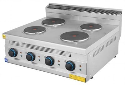 4 LÜ OCAK ELEKTRİKLİ 600X630X300 FOUR HOT PLATE TURHAN ÇELİK 