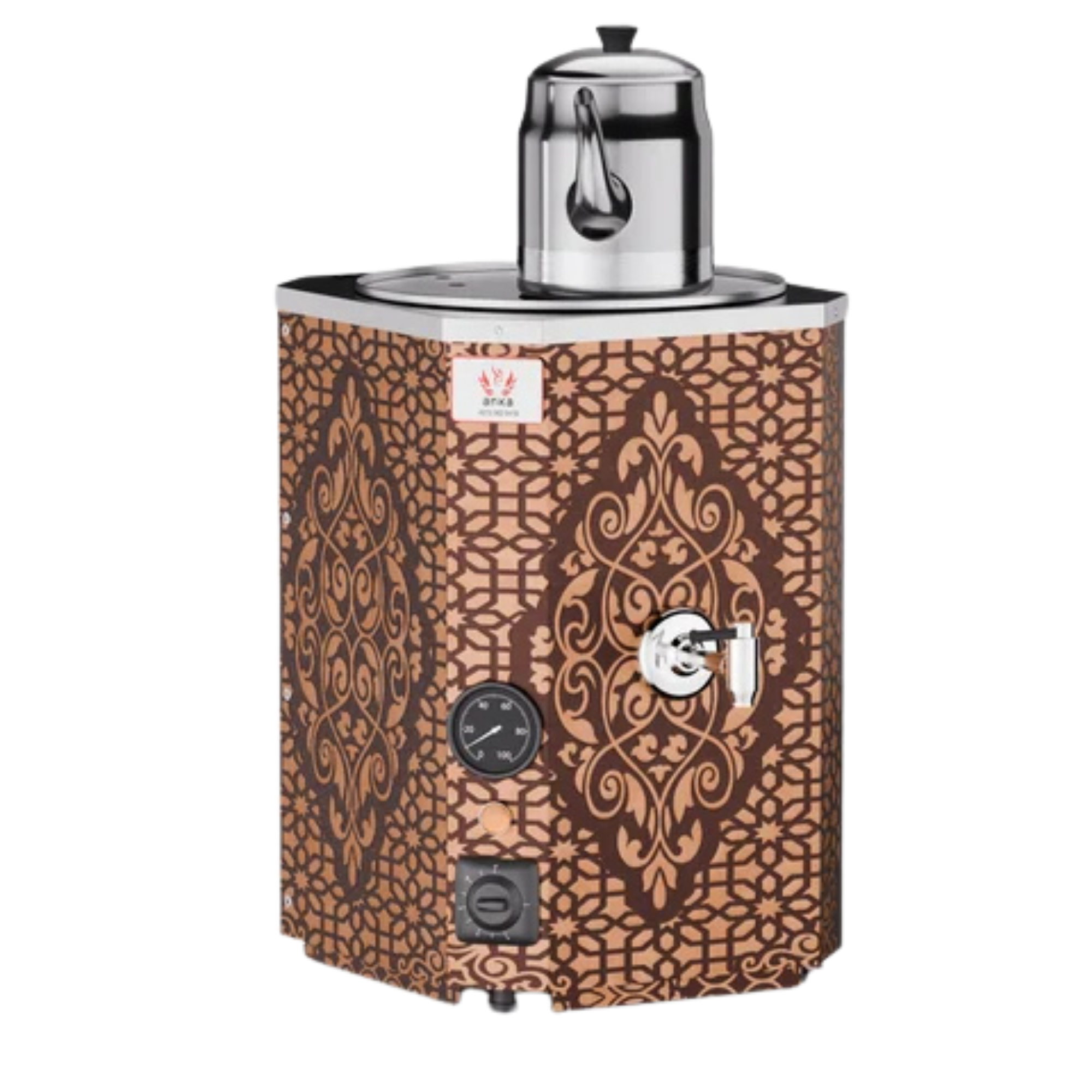 Anka 1 Demlikli Bakır Yeni Nesil Elektrikli Çay Otomatı Elektrikli BYNC1ANKAAnka 1 Demlikli Bakır Yeni Nesil Elektrikli Çay Otomatı Elektrikli BYNC1Çay OtomatlarıAnka 1 Demlikli Bakır Yeni Nesil Elektrikli Çay Otomatı Elektrikli BYNC1