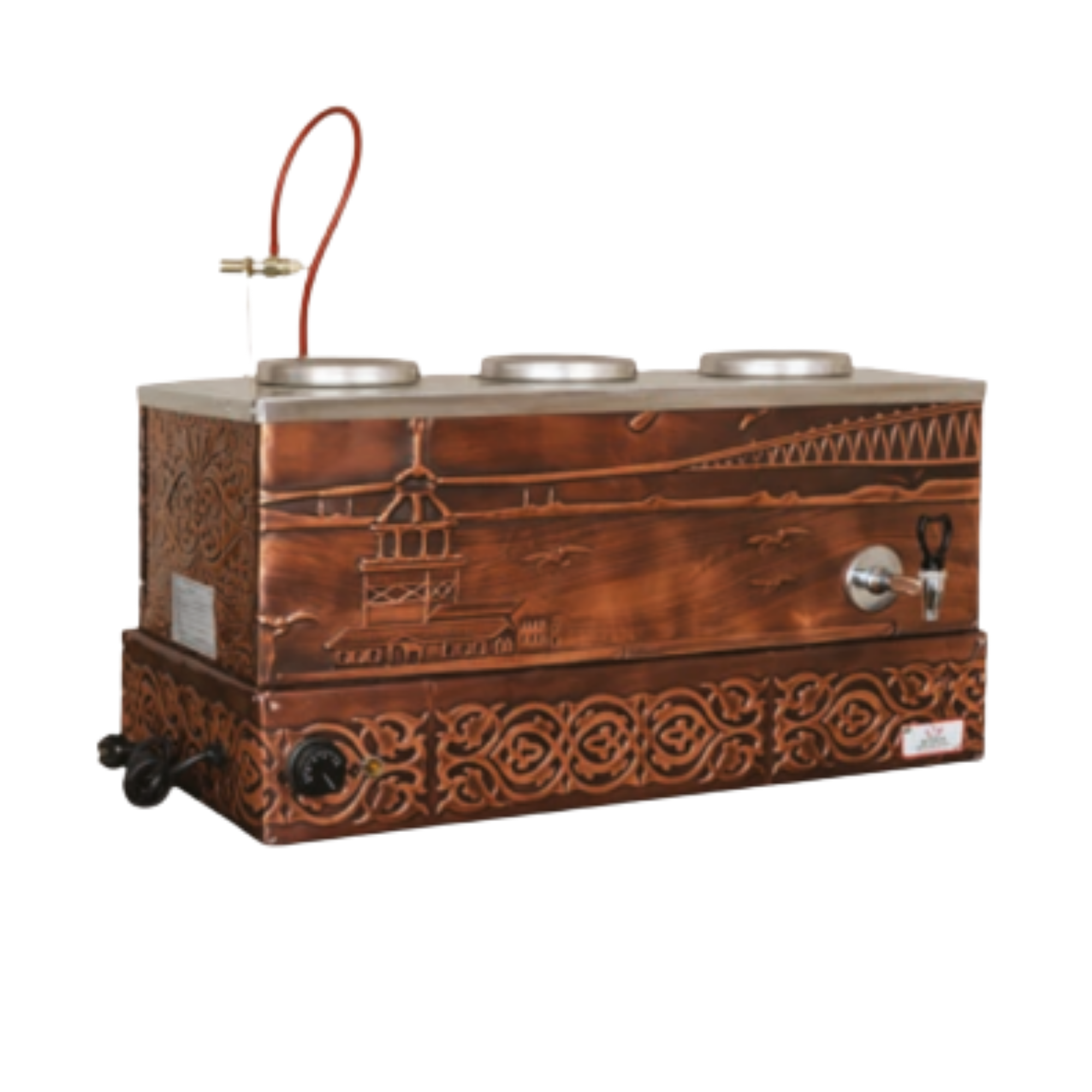 Anka 3 Demlikli Bakır Eko Çay Kazanı Elektrikli Çay Kazanı EBE3ANKAAnka 3 Demlikli Bakır Eko Çay Kazanı Elektrikli Çay Kazanı EBE33 Demlikli Çay KazanlarıAnka 3 Demlikli Bakır Eko Çay Kazanı Elektrikli Çay Kazanı EBE3