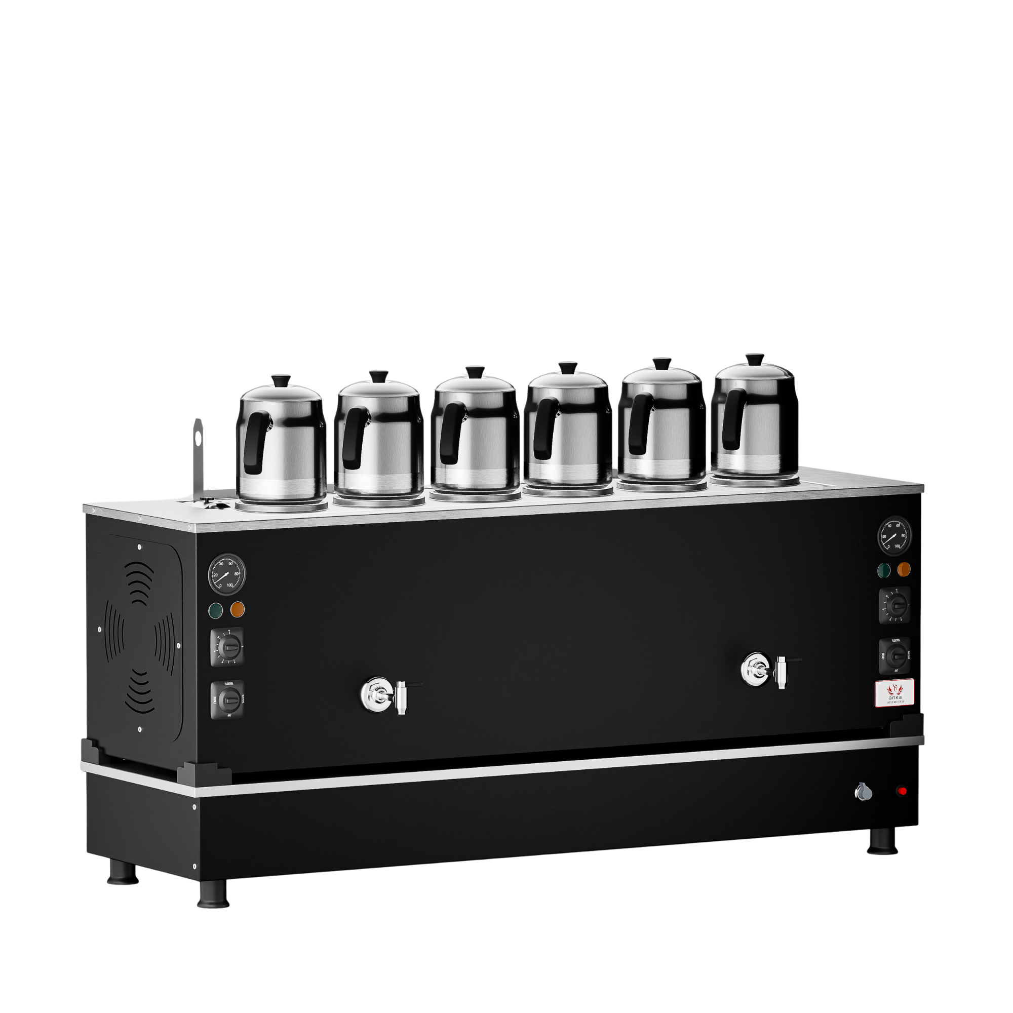 Anka 6 Demlikli Black Pro Kompakt Otomatik Çay Kazanı Elektrikli-Ng-LPG BPKO6ANKAAnka 6 Demlikli Black Pro Kompakt Otomatik Çay Kazanı Elektrikli-Ng-LPG BPKO66 Demlikli Çay KazanlarıAnka 6 Demlikli Black Pro Kompakt Otomatik Çay Kazanı Elektrikli-Ng-LPG BPKO6