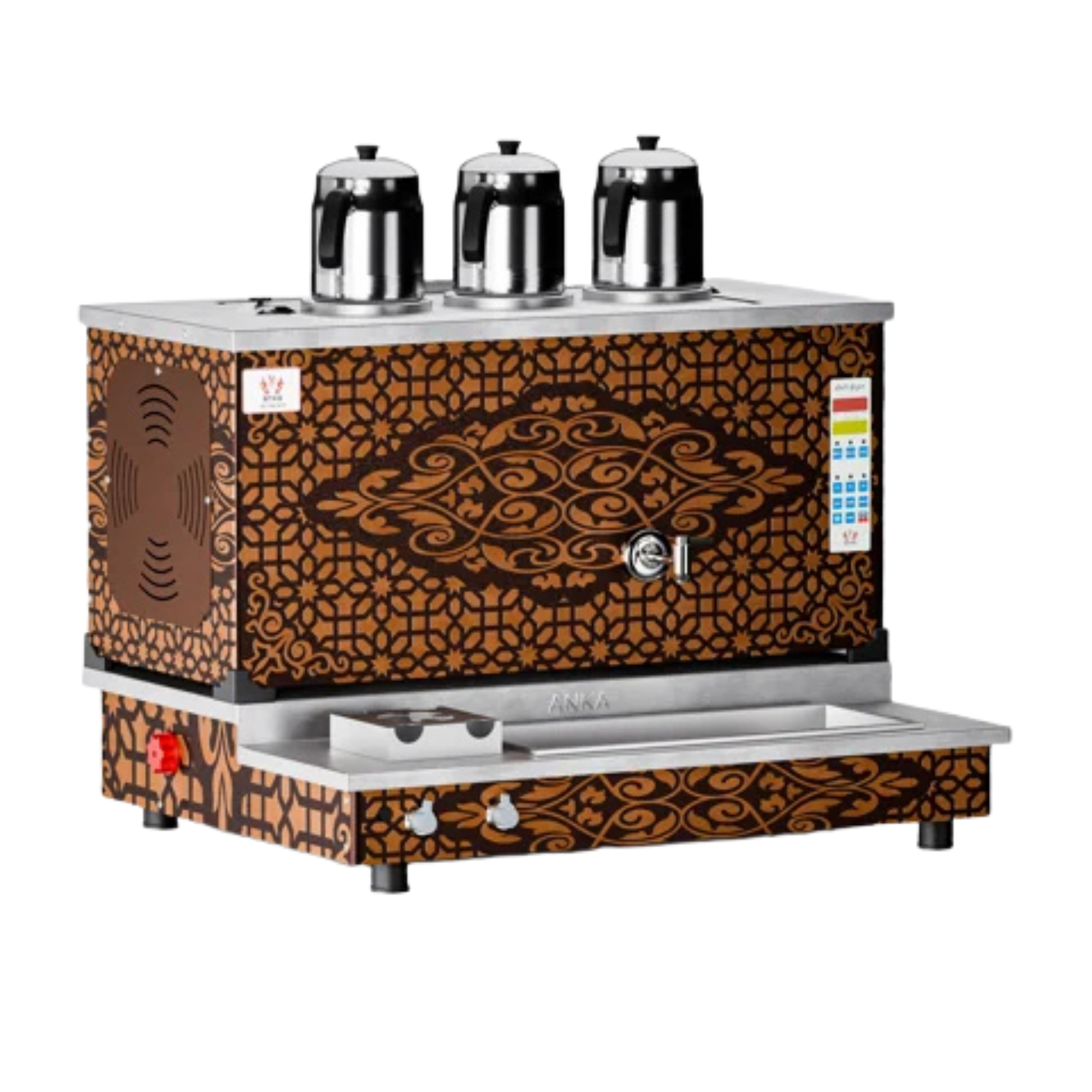 Anka Bakır Pro Plus Hibrit Smart Çay Makinesi APPO-S3ANKAAnka Bakır Pro Plus Hibrit Smart Çay Makinesi APPO-S33 Demlikli Çay KazanlarıAnka Bakır Pro Plus Hibrit Smart Çay Makinesi APPO-S3