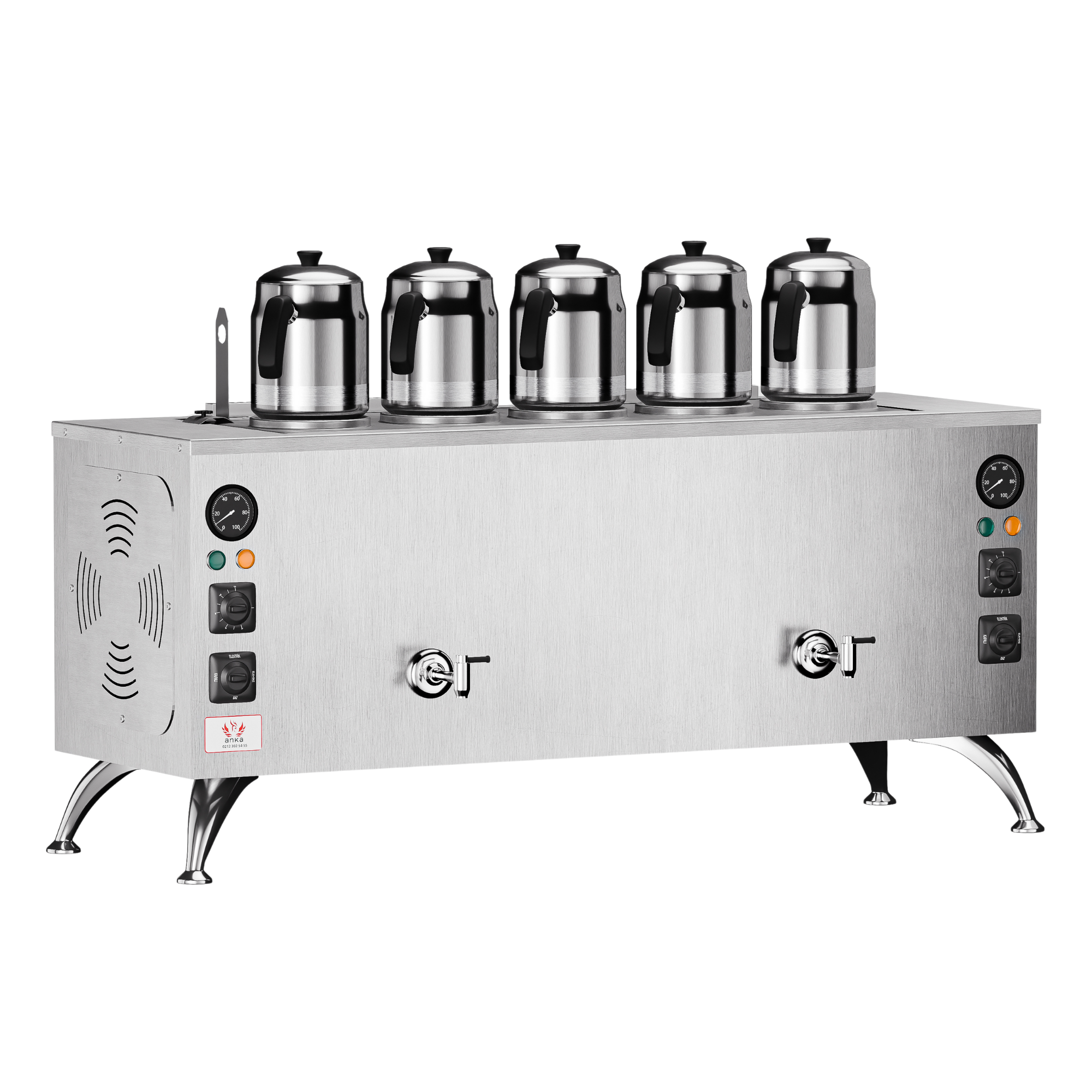 Anka Inox Pro Compact Elektirikli Çay Makinesi IPE5ANKAAnka Inox Pro Compact Elektirikli Çay Makinesi IPE55 Demlikli Çay KazanlarıAnka Inox Pro Compact Elektirikli Çay Makinesi IPE5