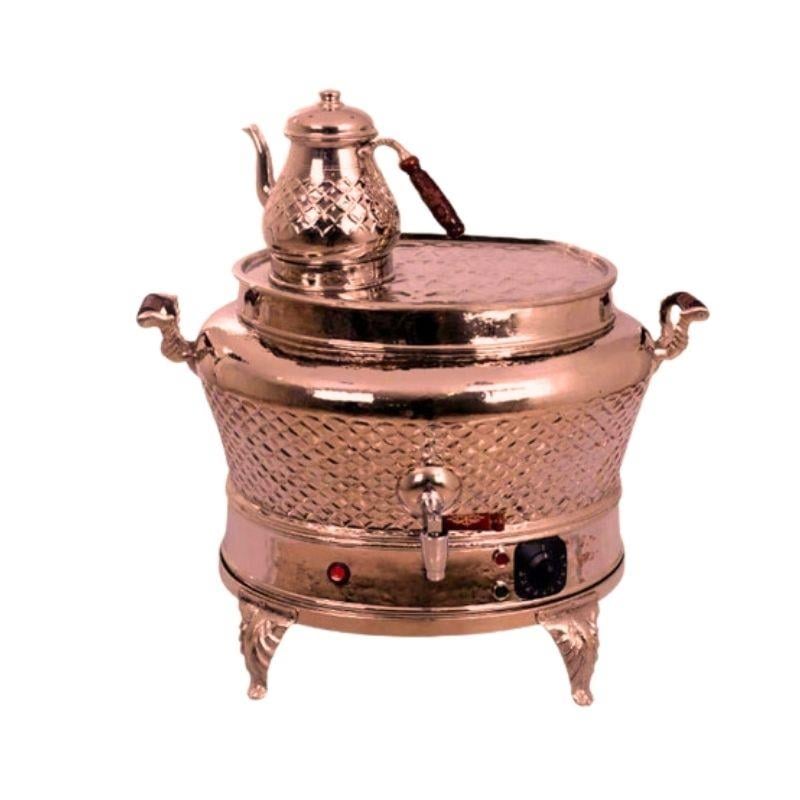 Anka Otantik Oval Bakır Semaver 1 Demlikli ESO1ANKAAnka Otantik Oval Bakır Semaver 1 Demlikli ESO11 Demlikli Çay KazanlarıAnka Otantik Oval Bakır Semaver 1 Demlikli ESO1