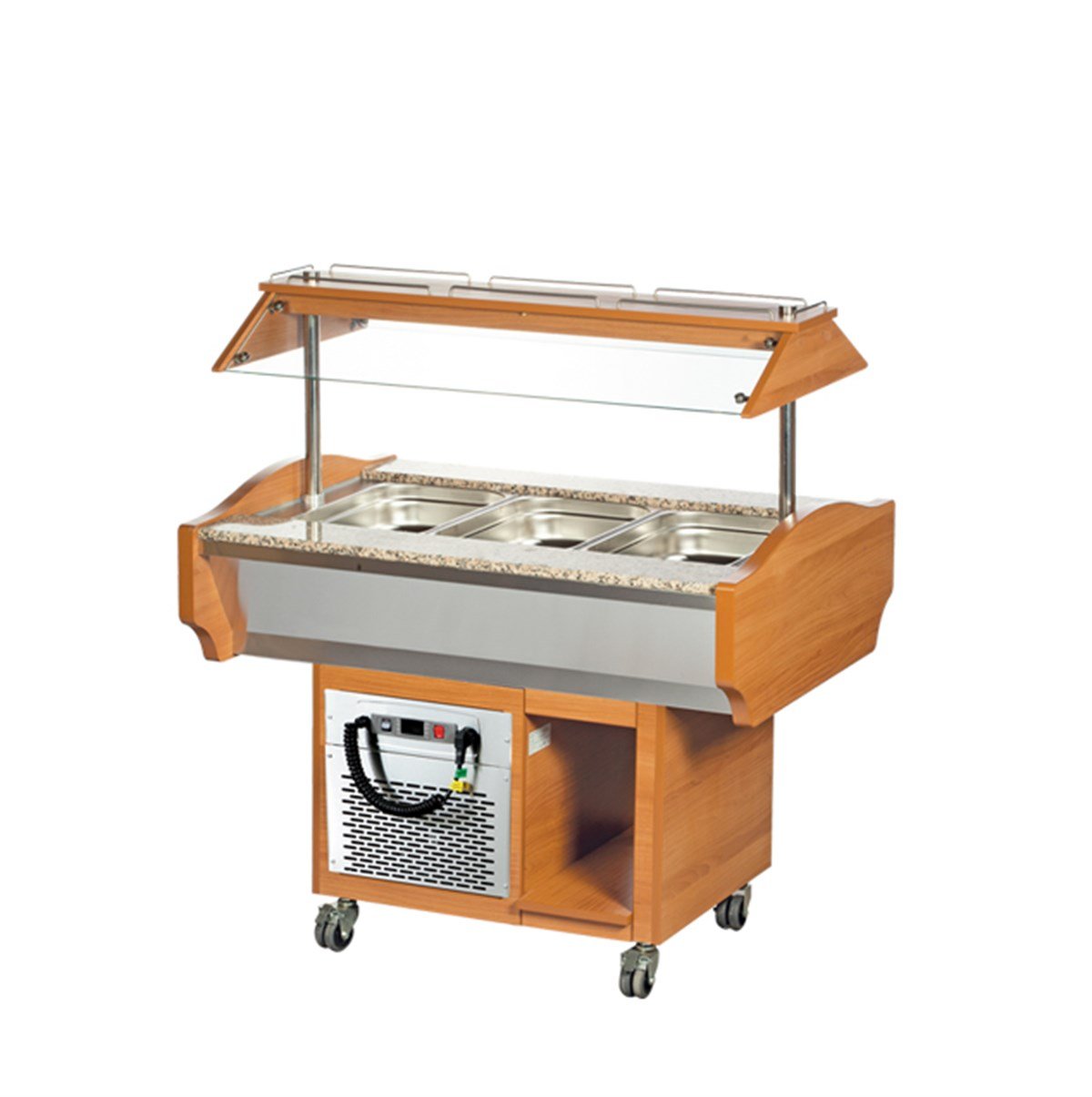 ARİSCOArisco SBM3C Soğuk Büfe Saladbar 3 Hazneli SALADBARLARArisco SBM3C Soğuk Büfe Saladbar 3 Hazneli 