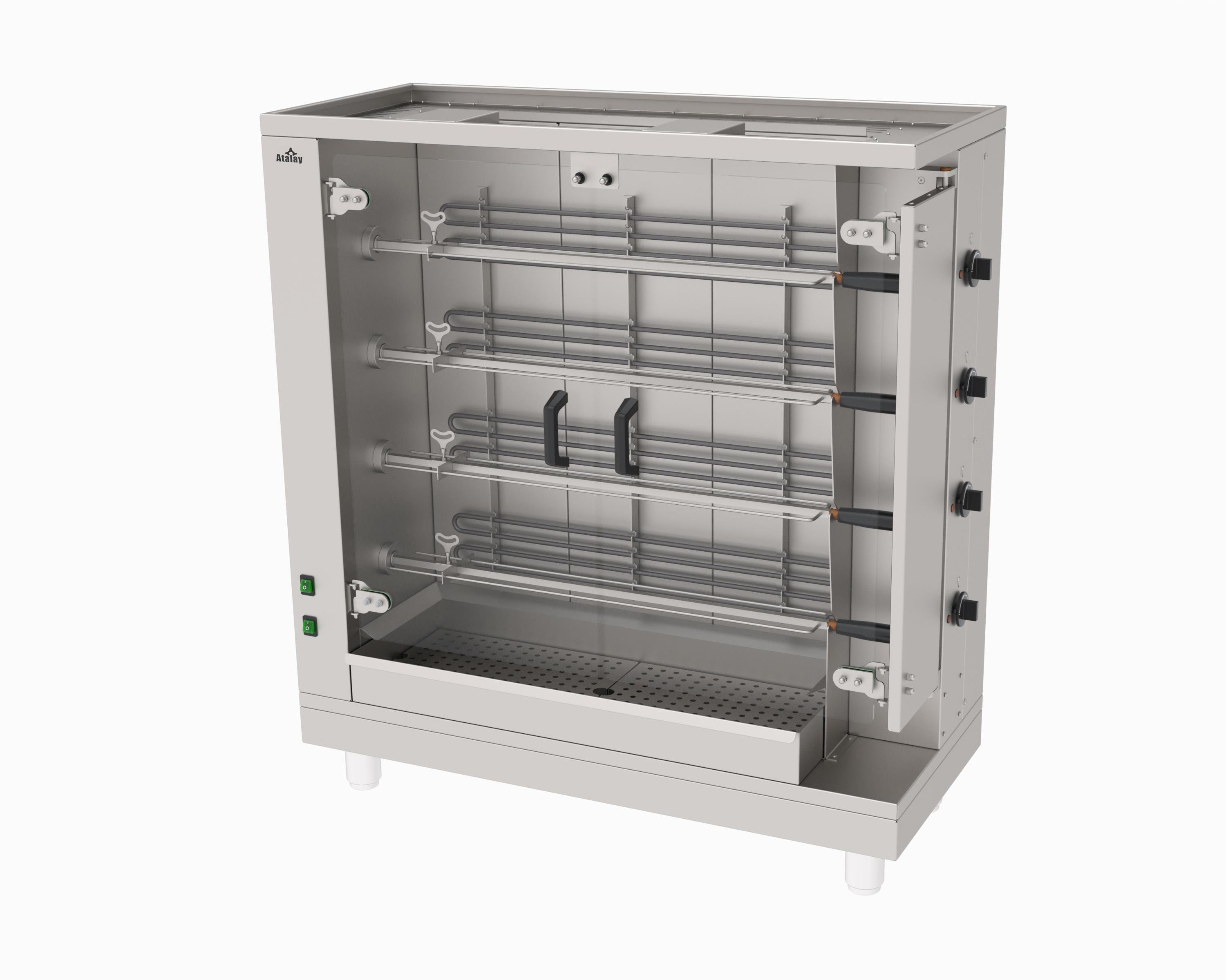 Atalay 4 Şişli Piliç Çevirme Makinesi Elektrikli APME-04Atalay Endüstriyel Mutfak EkipmanlarıAtalay 4 Şişli Piliç Çevirme Makinesi Elektrikli APME-04Elektrikli Piliç Çevirme MakineleriAtalay 4 Şişli Piliç Çevirme Makinesi Elektrikli APME-04