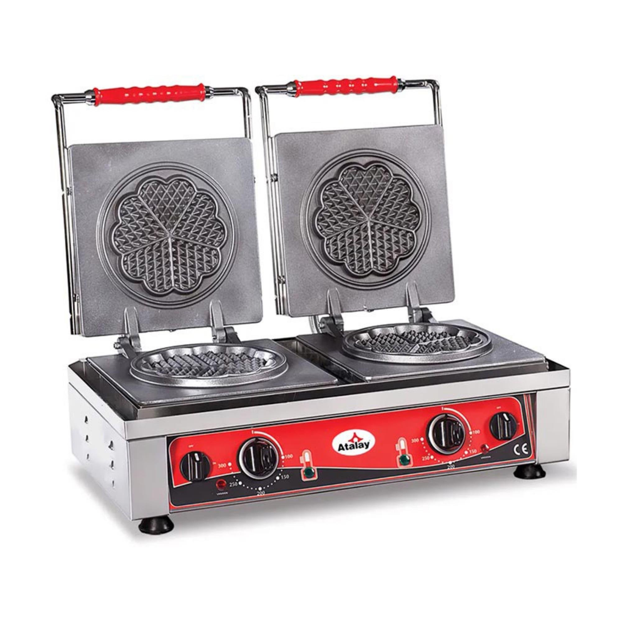 Atalay Elektrikli Waffle Makinası Çiftli Yonca Desenli AWMC-2402Atalay Endüstriyel Mutfak EkipmanlarıAtalay Elektrikli Waffle Makinası Çiftli Yonca Desenli AWMC-2402Waffle MakineleriAtalay Elektrikli Waffle Makinası Çiftli Yonca Desenli AWMC-2402