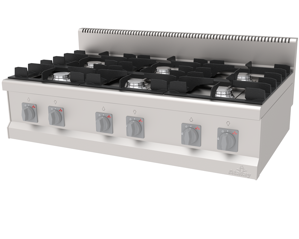 Atalay Gazlı Ocak 6 lı Set Üstü Ce Belgeli 120x70x30 AGO-1270Atalay Endüstriyel Mutfak EkipmanlarıAtalay Gazlı Ocak 6 lı Set Üstü Ce Belgeli 120x70x30 AGO-1270Set Üstü Gazlı OcaklarAtalay Gazlı Ocak 6 lı Set Üstü Ce Belgeli 120x70x30 AGO-1270