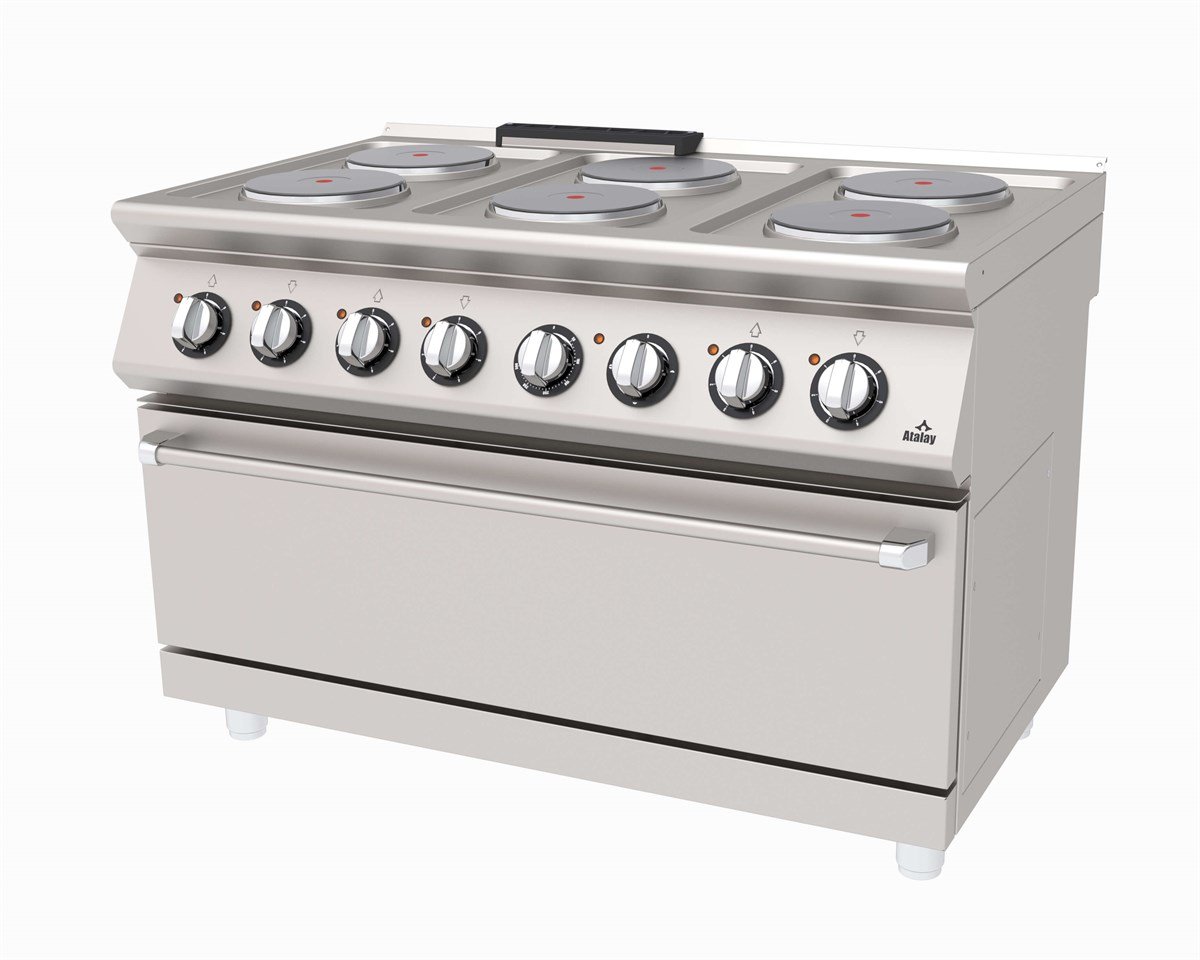 Atalay Kuzine 6 lı Elektrikli Fırınlı Kuzine 120x73x85 AEK-1273Atalay Endüstriyel Mutfak EkipmanlarıAtalay Kuzine 6 lı Elektrikli Fırınlı Kuzine 120x73x85 AEK-1273Elektrikli KuzinelerAtalay Kuzine 6 lı Elektrikli Fırınlı Kuzine 120x73x85 AEK-1273