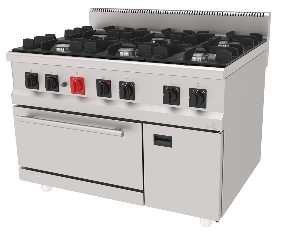 Atalay Kuzine 6 lı Gazlı Fırınlı Kuzine Ce Belgeli 120x90x85 AGK-1290Atalay Endüstriyel Mutfak EkipmanlarıAtalay Kuzine 6 lı Gazlı Fırınlı Kuzine Ce Belgeli 120x90x85 AGK-1290Gazlı KuzinelerAtalay Kuzine 6 lı Gazlı Fırınlı Kuzine Ce Belgeli 120x90x85 AGK-1290