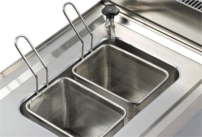 ARİSCO MAKARNA HAŞLAMA MAKİNASI 600X600X265 4 SEPET 2X14 LT TAHLİYELİ  EMH606 