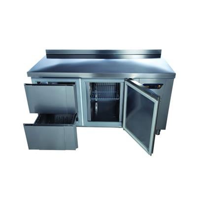 N'DUSTRİO TPS-62-2D TEZGAH TİP 2 KAPILI SNACK BUZDOLABI- 2 ÇEKMECELİ + 1 KAPILI