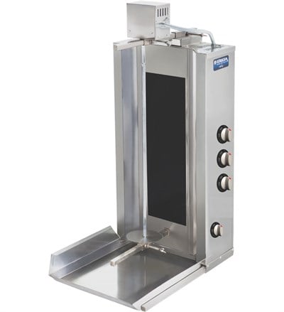 ÜSTTEN MOTORLU 3 LÜ ELEKTRİKLİ CAMLI DÖNER OCAĞI 56x66x100 GÖRKEM 