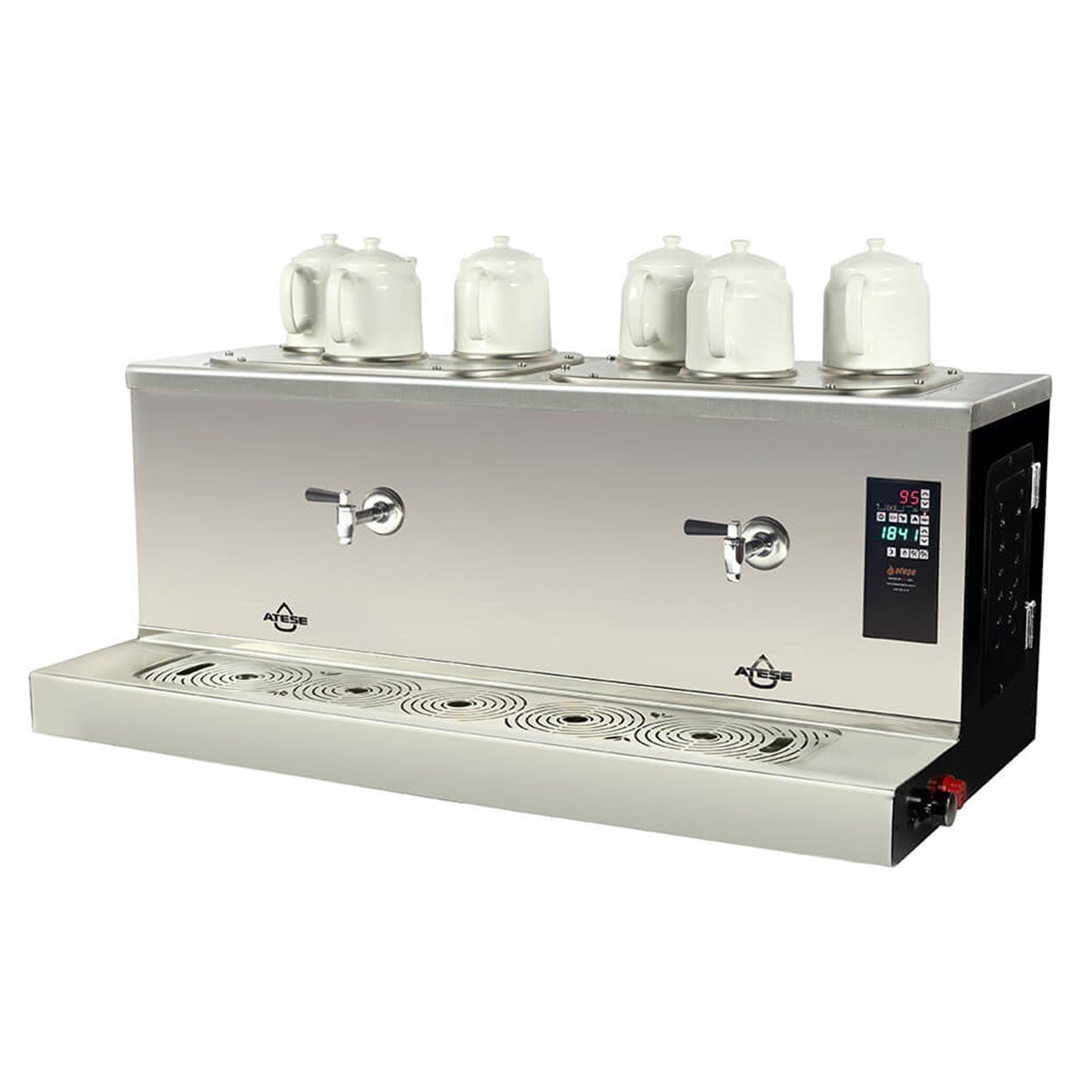 Cappadocia Smart Plus Elektrikli 6 Demlikli Çay Makinesi (Static)AteşeCappadocia Smart Plus Elektrikli 6 Demlikli Çay Makinesi (Static)ÇAY KAZANLARICappadocia Smart Plus Elektrikli 6 Demlikli Çay Makinesi (Static)